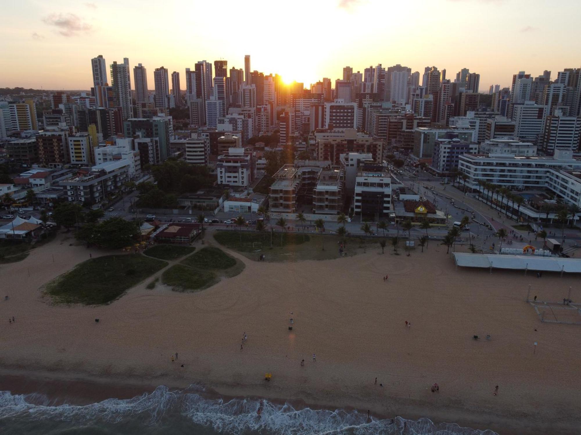 Flat A Beira Mar Na Orla De Cabo Branco Διαμέρισμα João Pessoa Εξωτερικό φωτογραφία