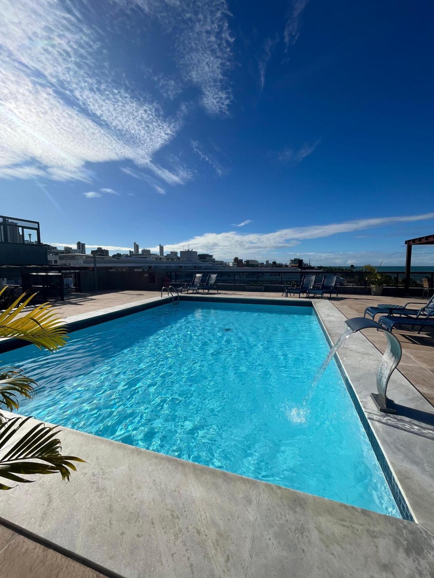 Flat A Beira Mar Na Orla De Cabo Branco Διαμέρισμα João Pessoa Εξωτερικό φωτογραφία